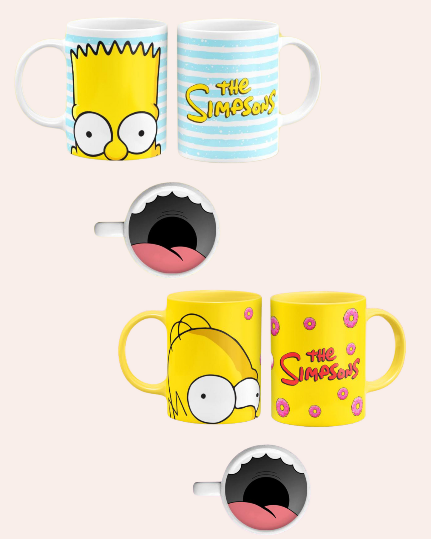 Tazas con boca todos los diseños