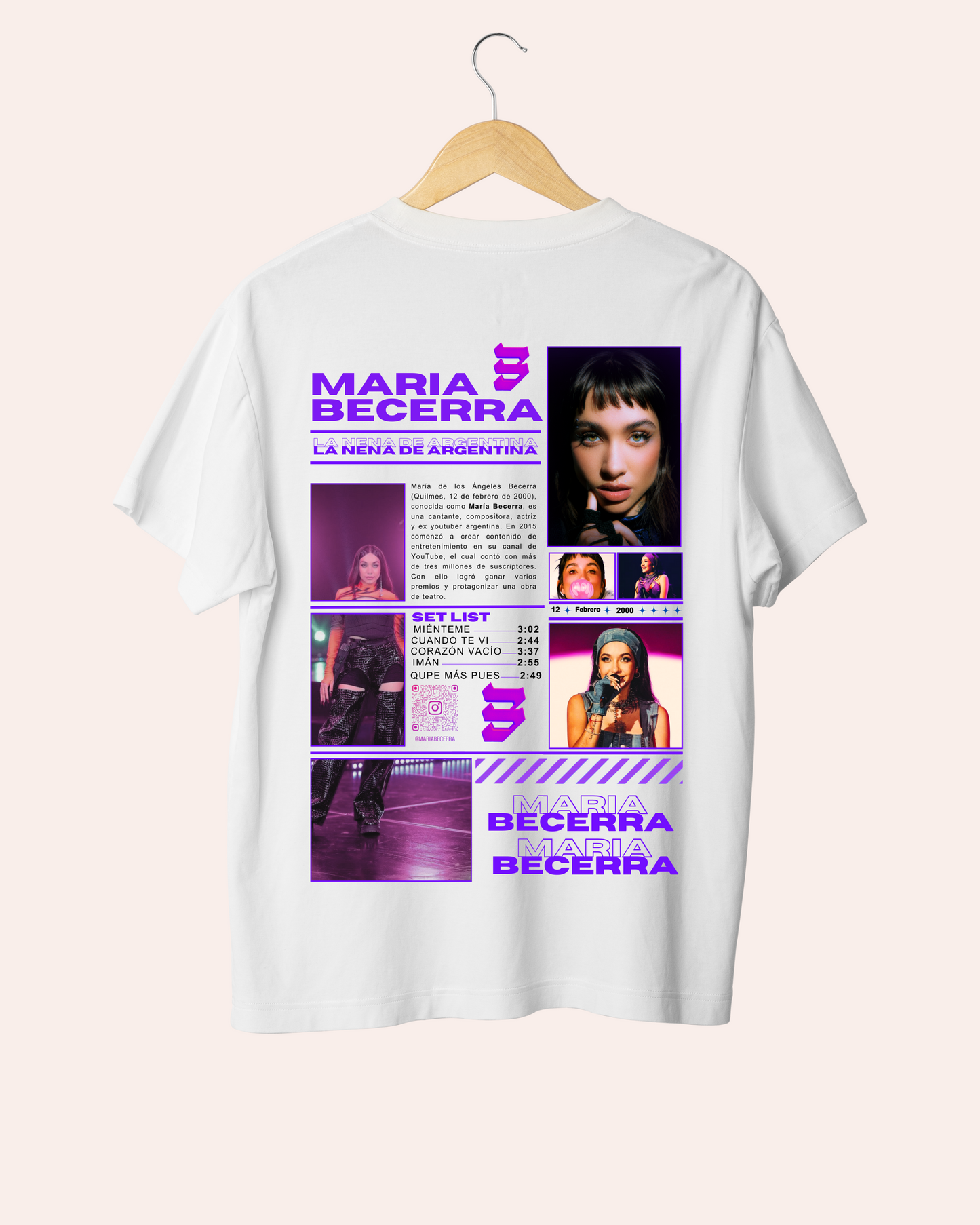 Remera Maria Becerra