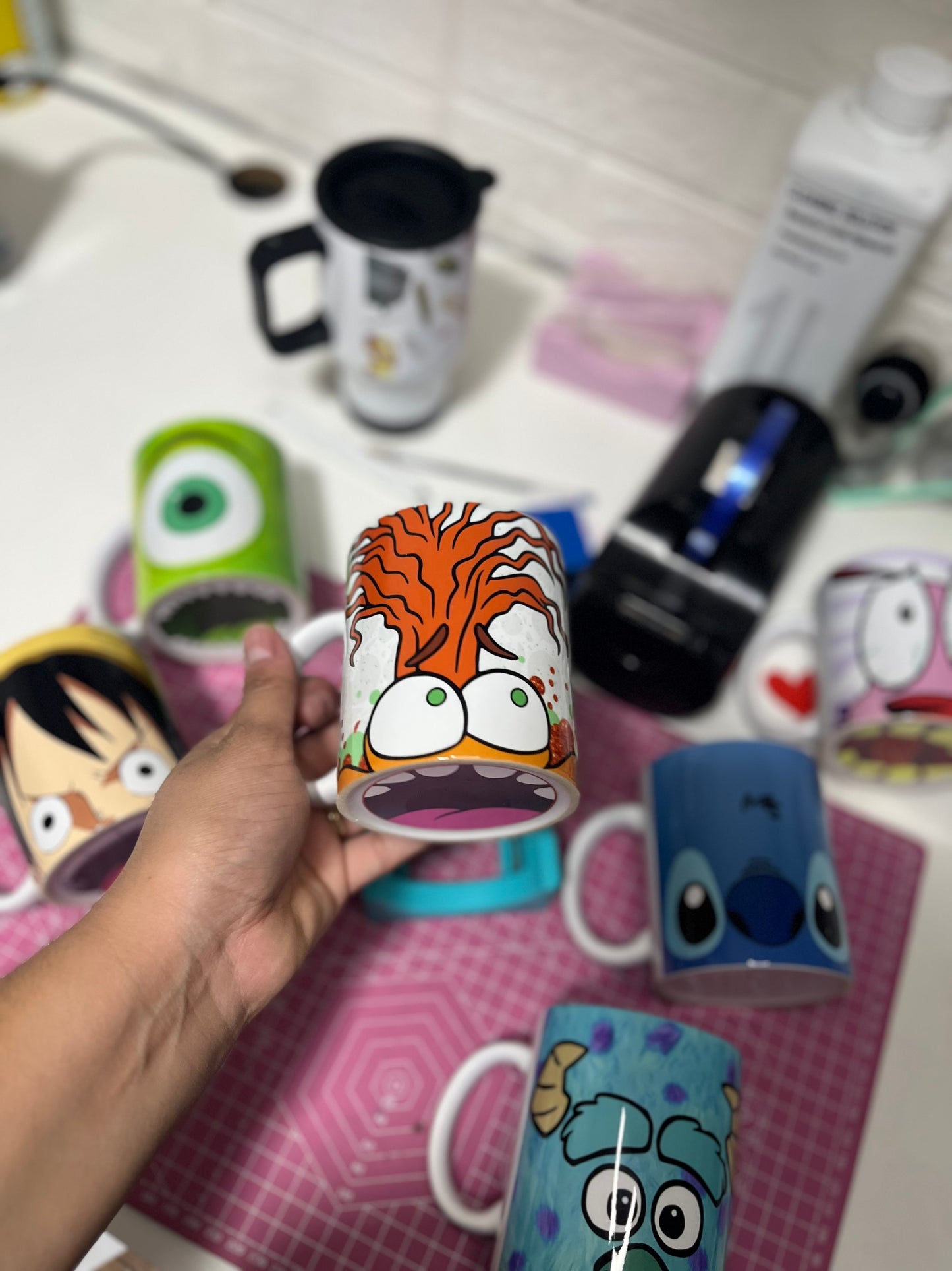 Tazas con boca todos los diseños