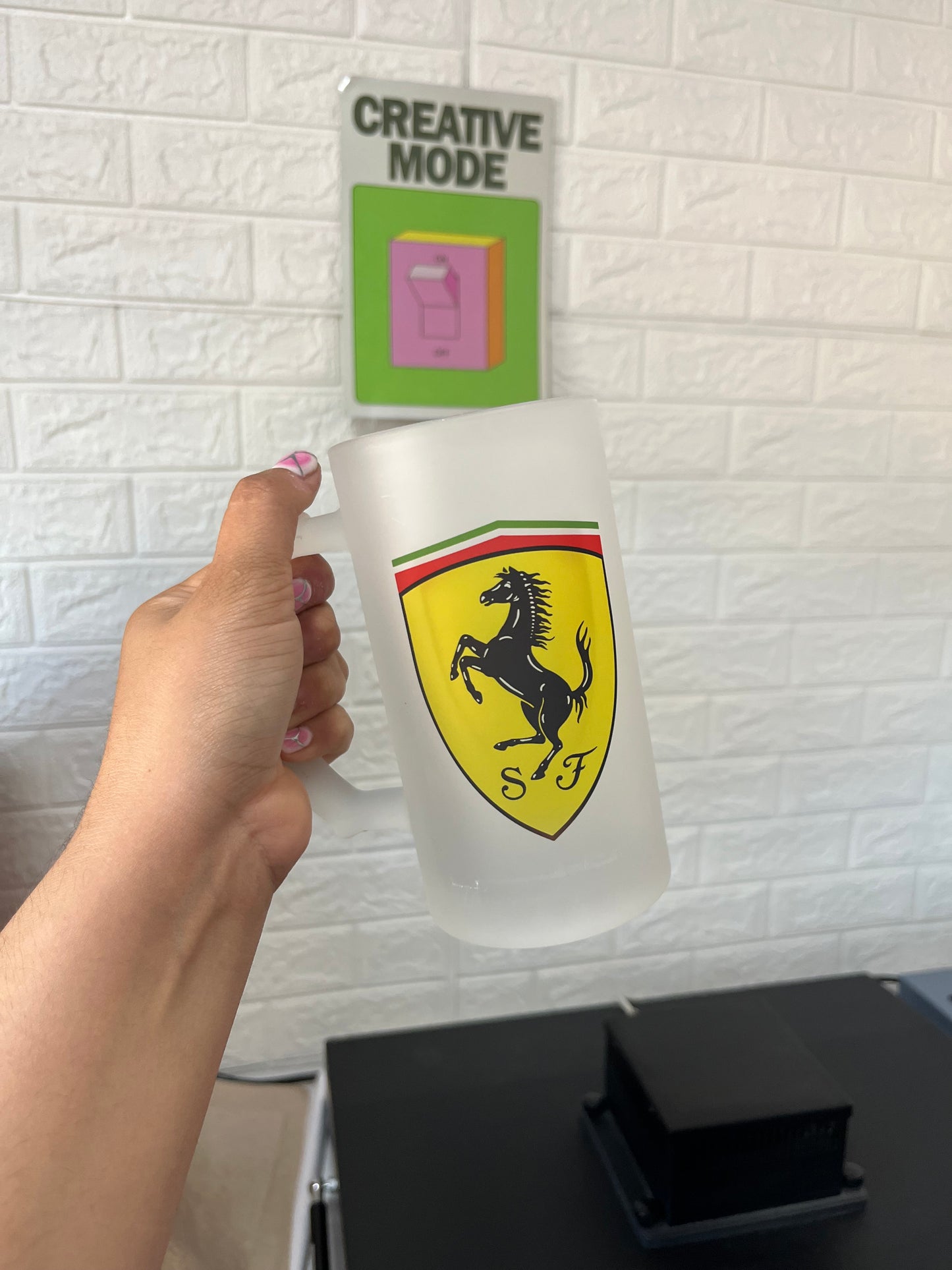 Jarra de cerveza Ferrari
