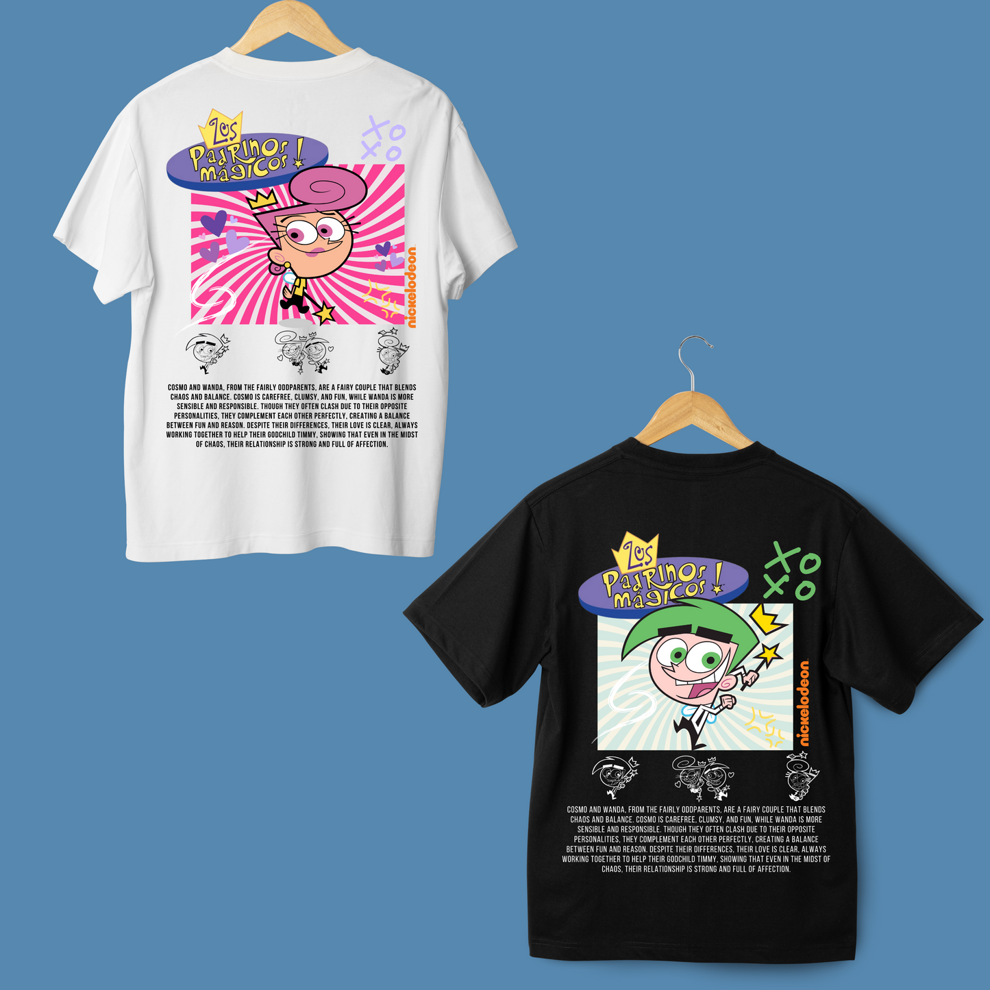 Pack remeras padrinos mágicos