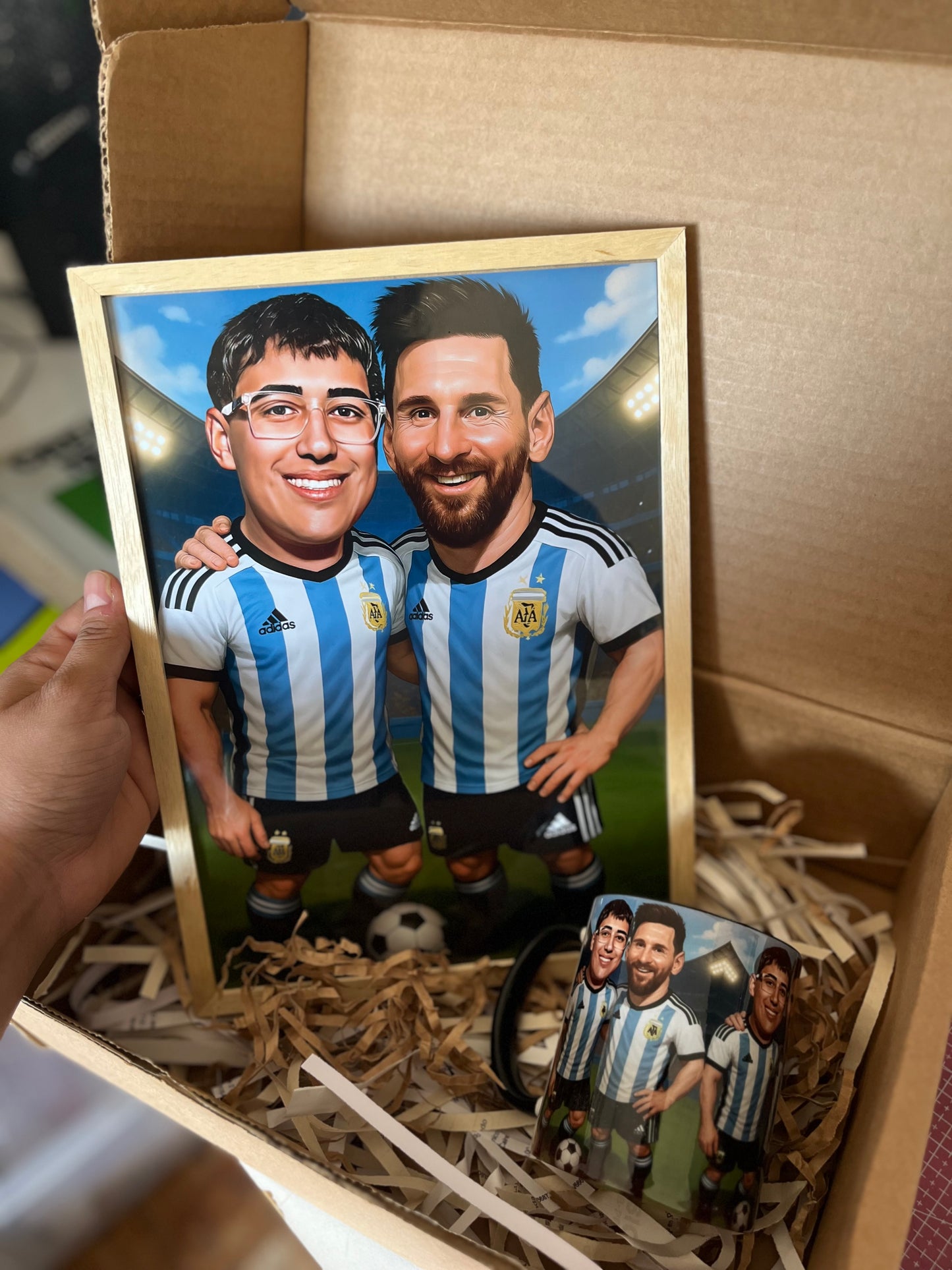 Box con Messi