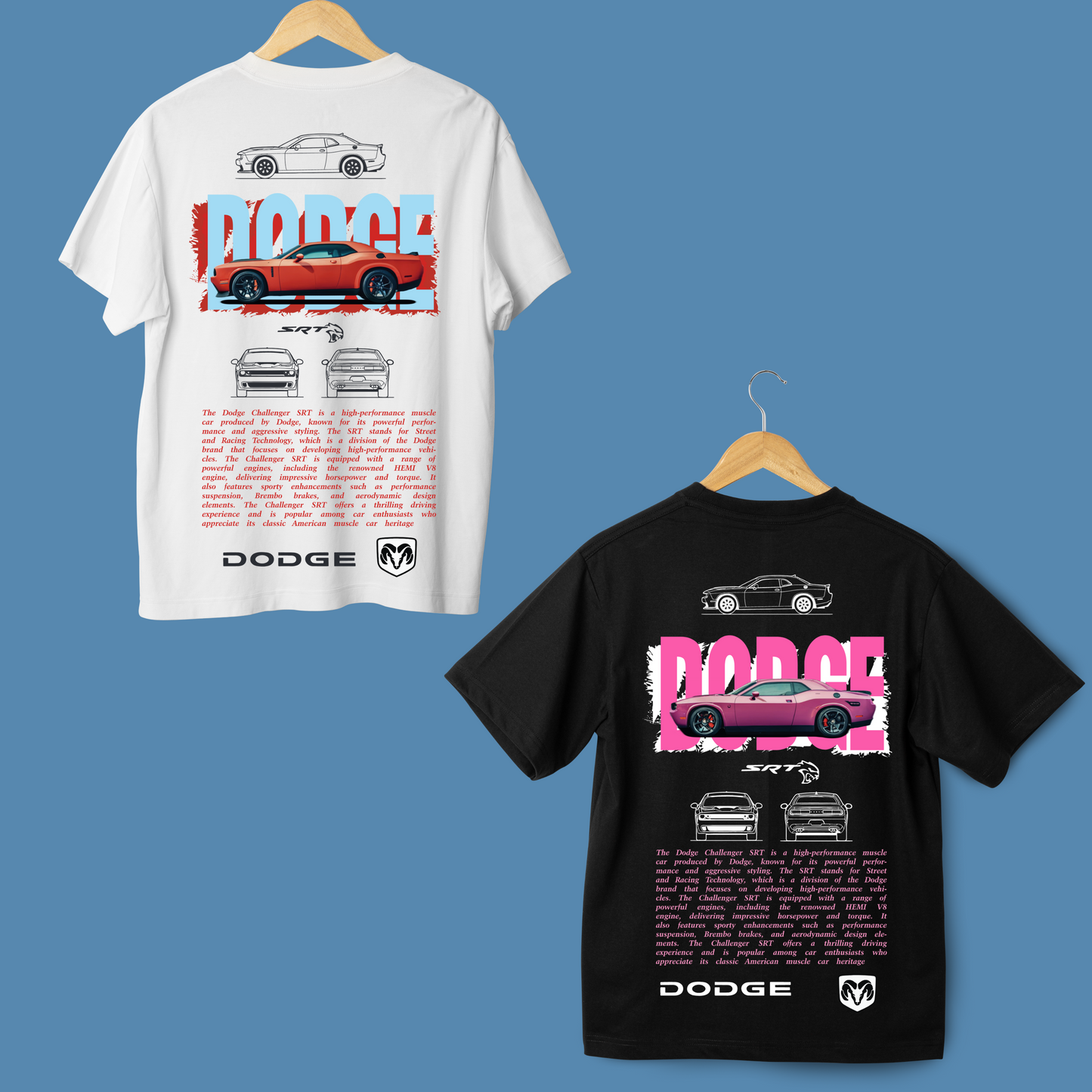 Pack remeras Dodge