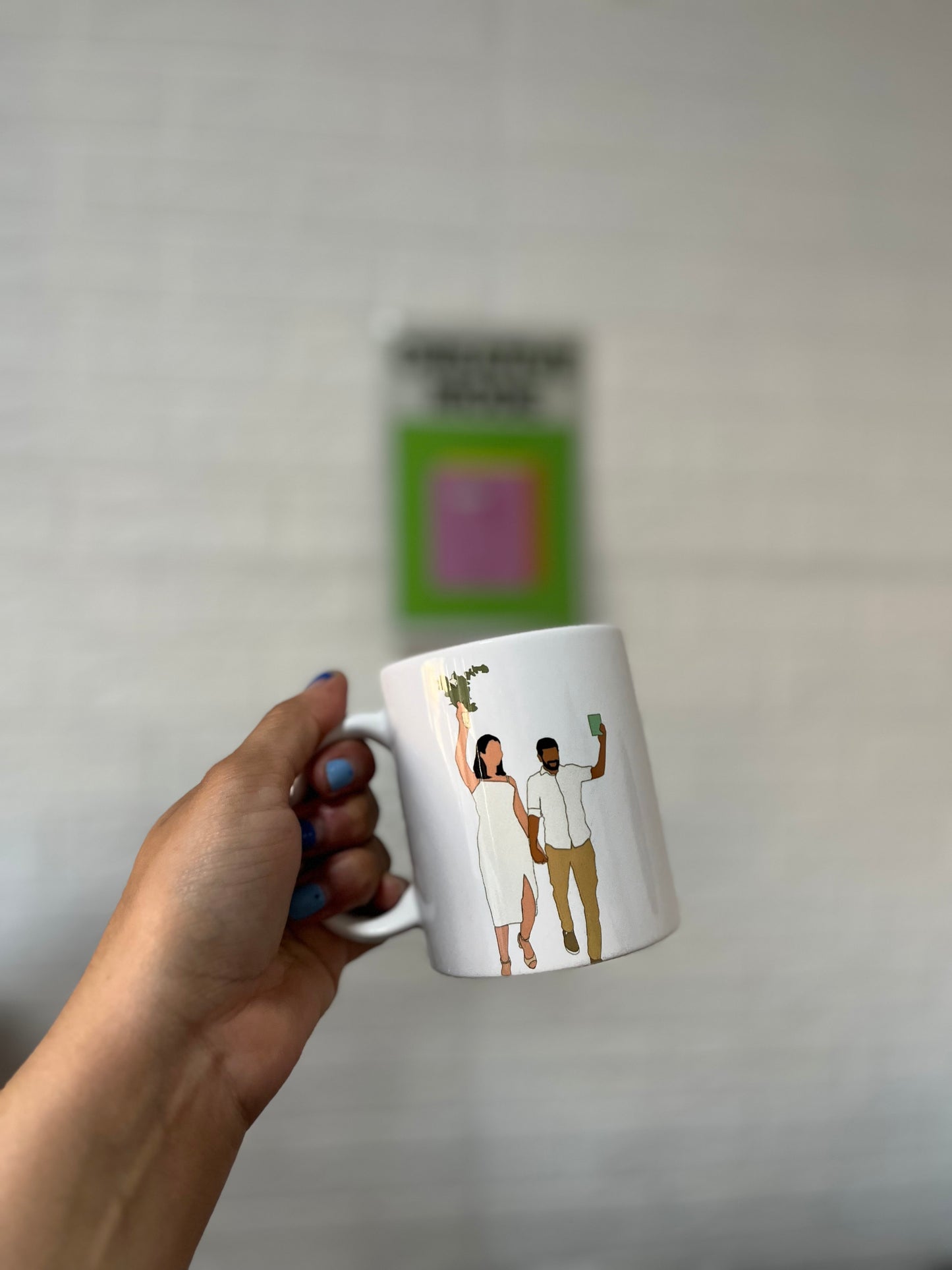 Taza ilustrada con foto