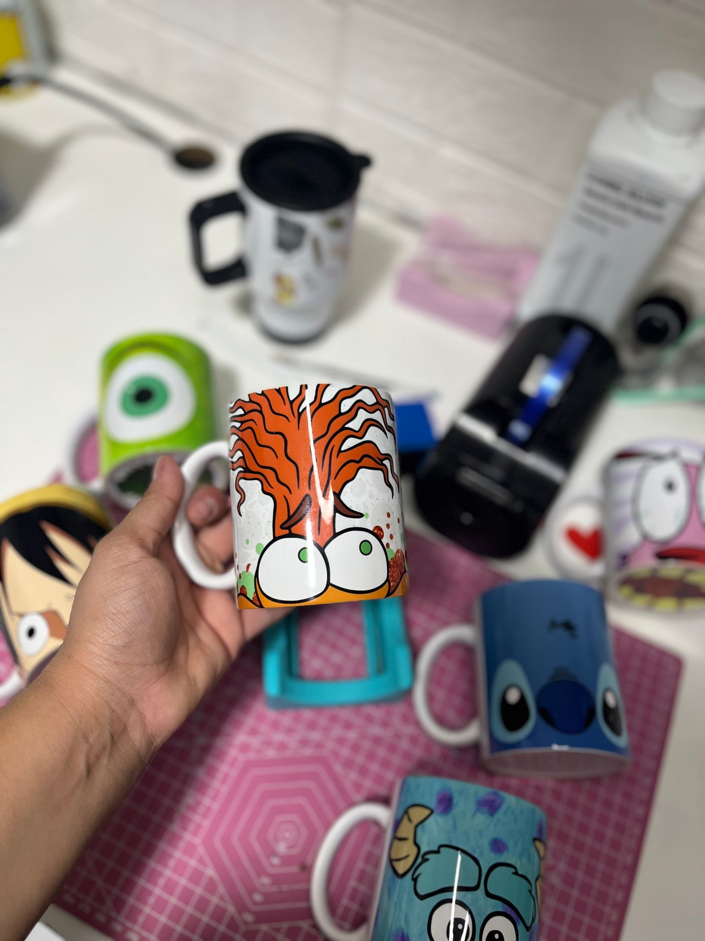 Tazas con boca todos los diseños