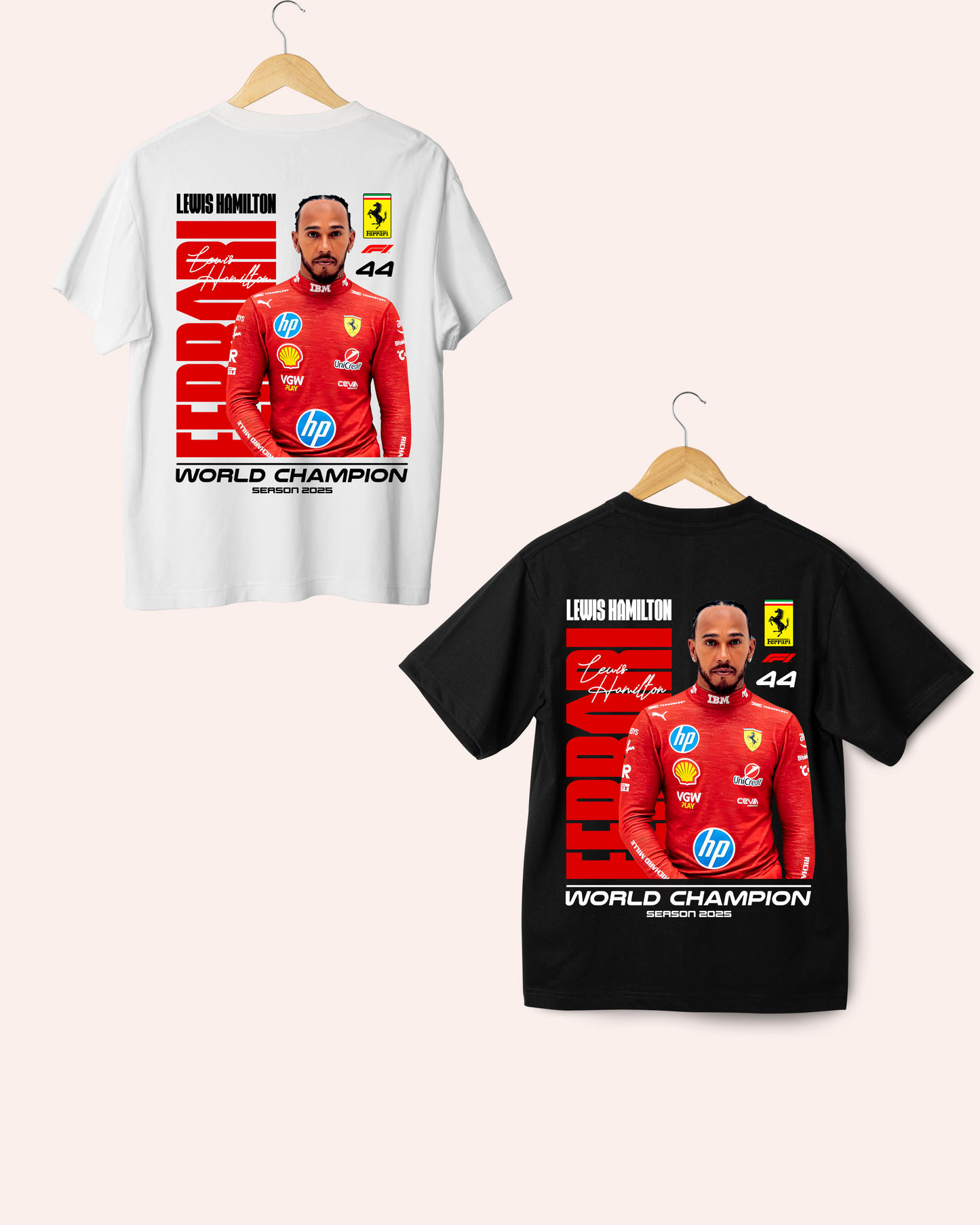 Remera Hamilton Ferrari