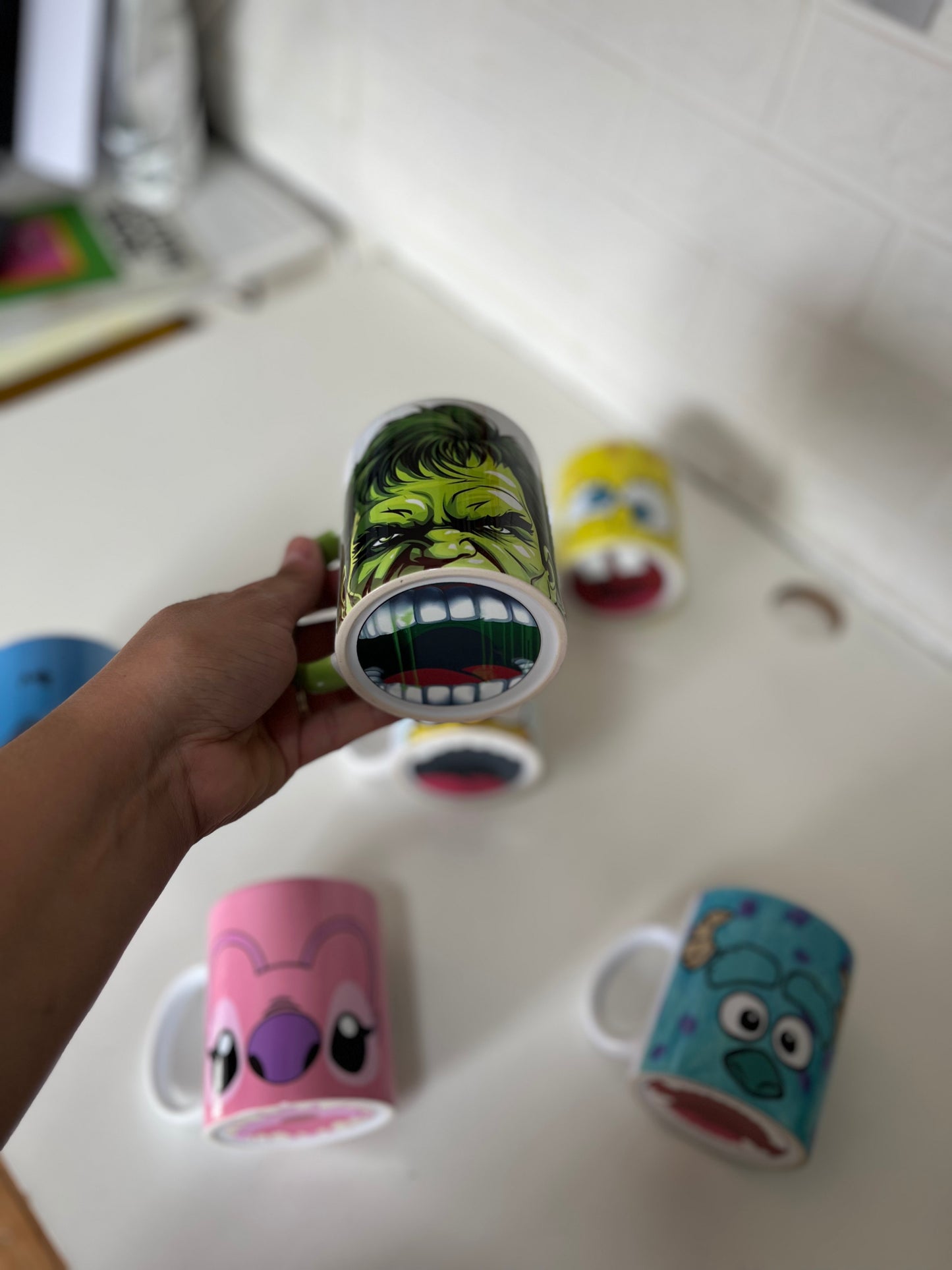 Tazas con boca todos los diseños
