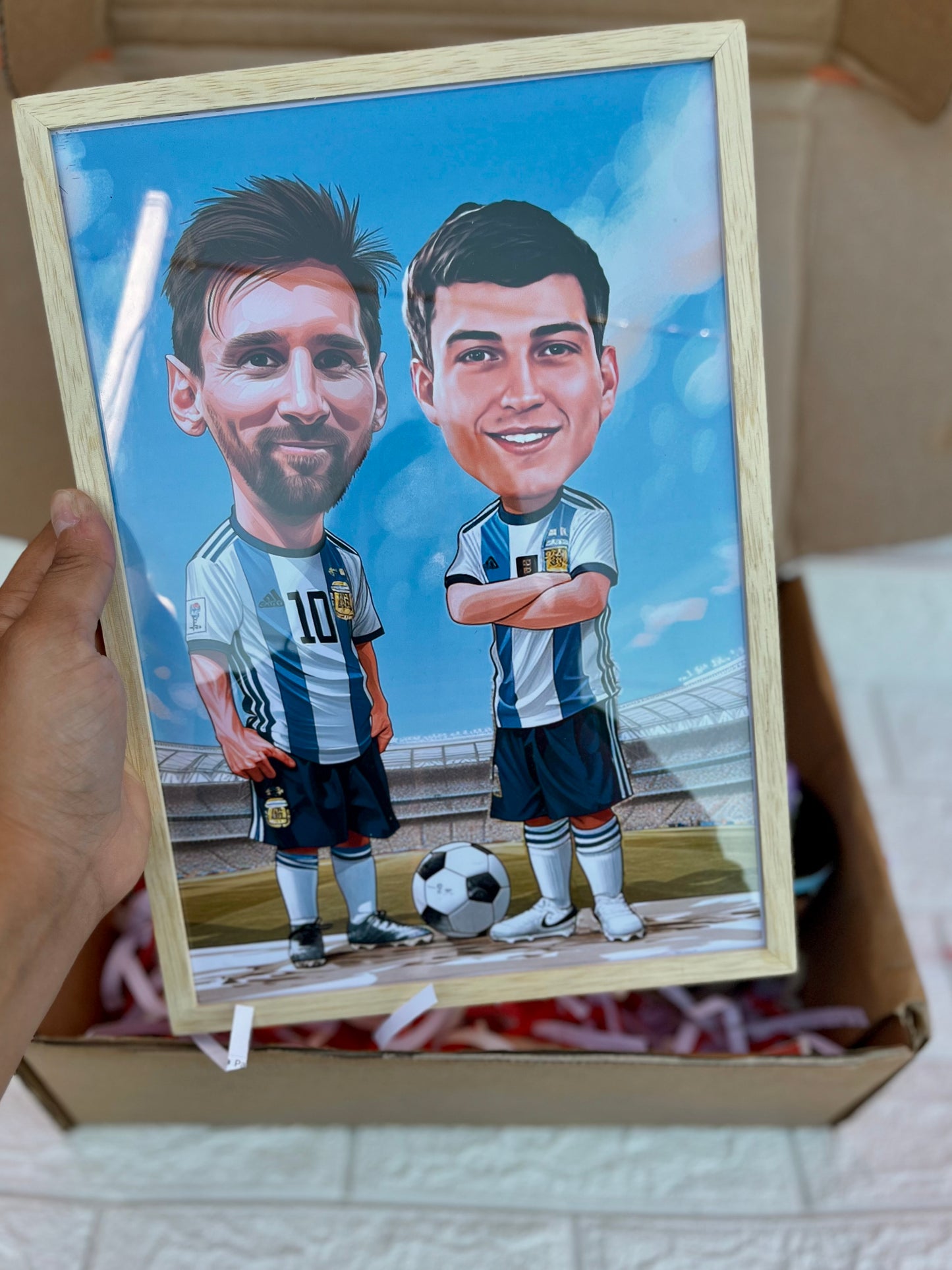 Box con Messi