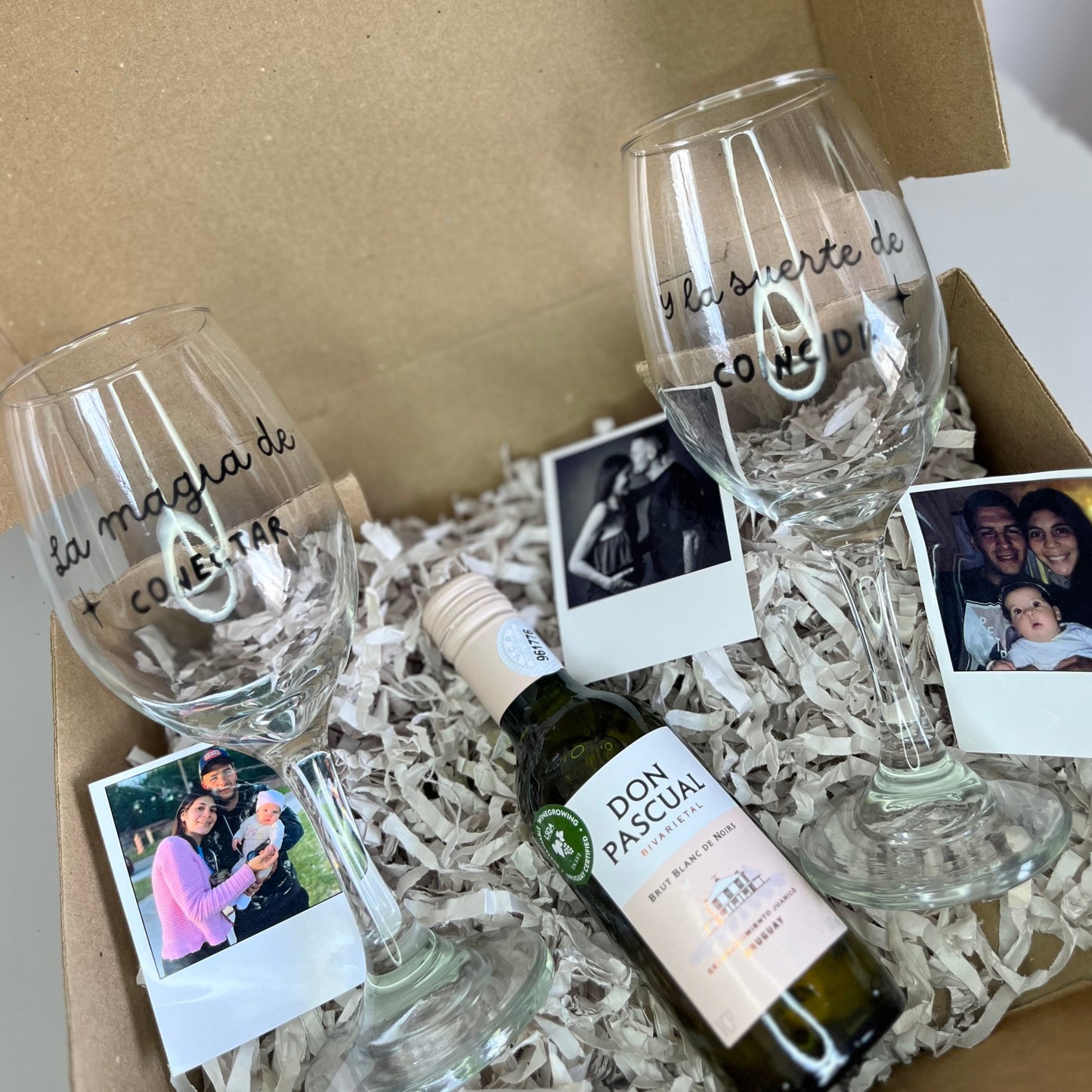 Box copas + vino
