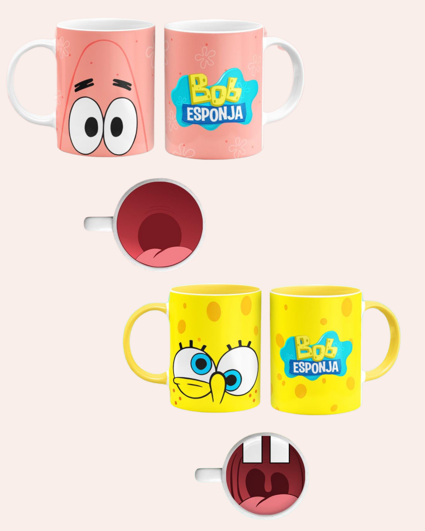 Tazas con boca todos los diseños