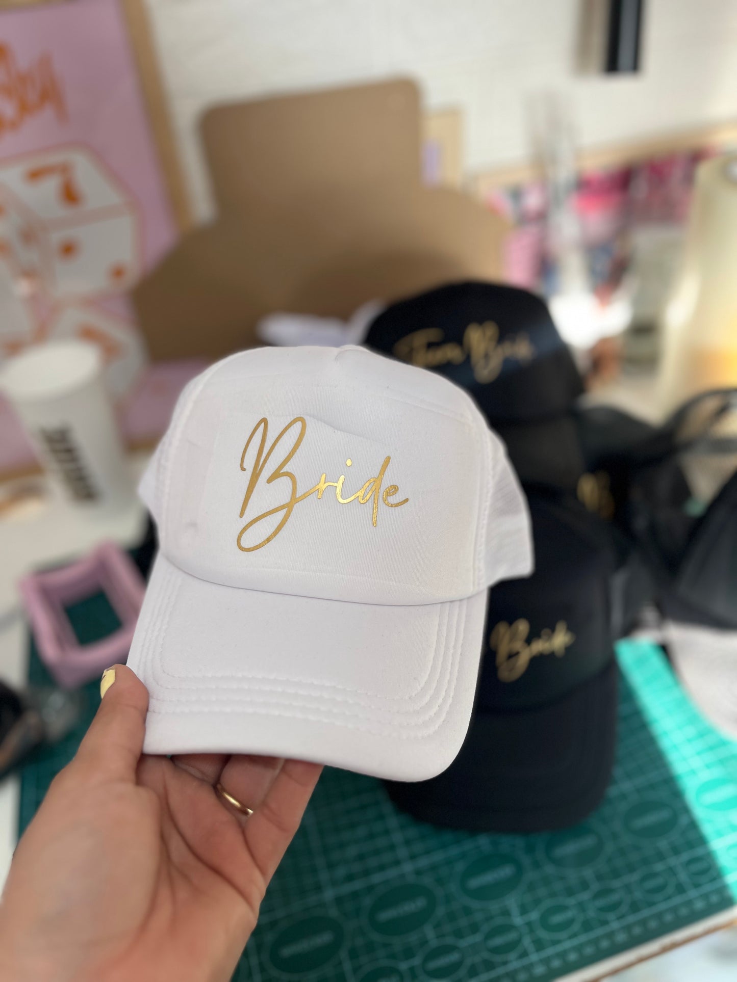 Gorro de red un color personalizados