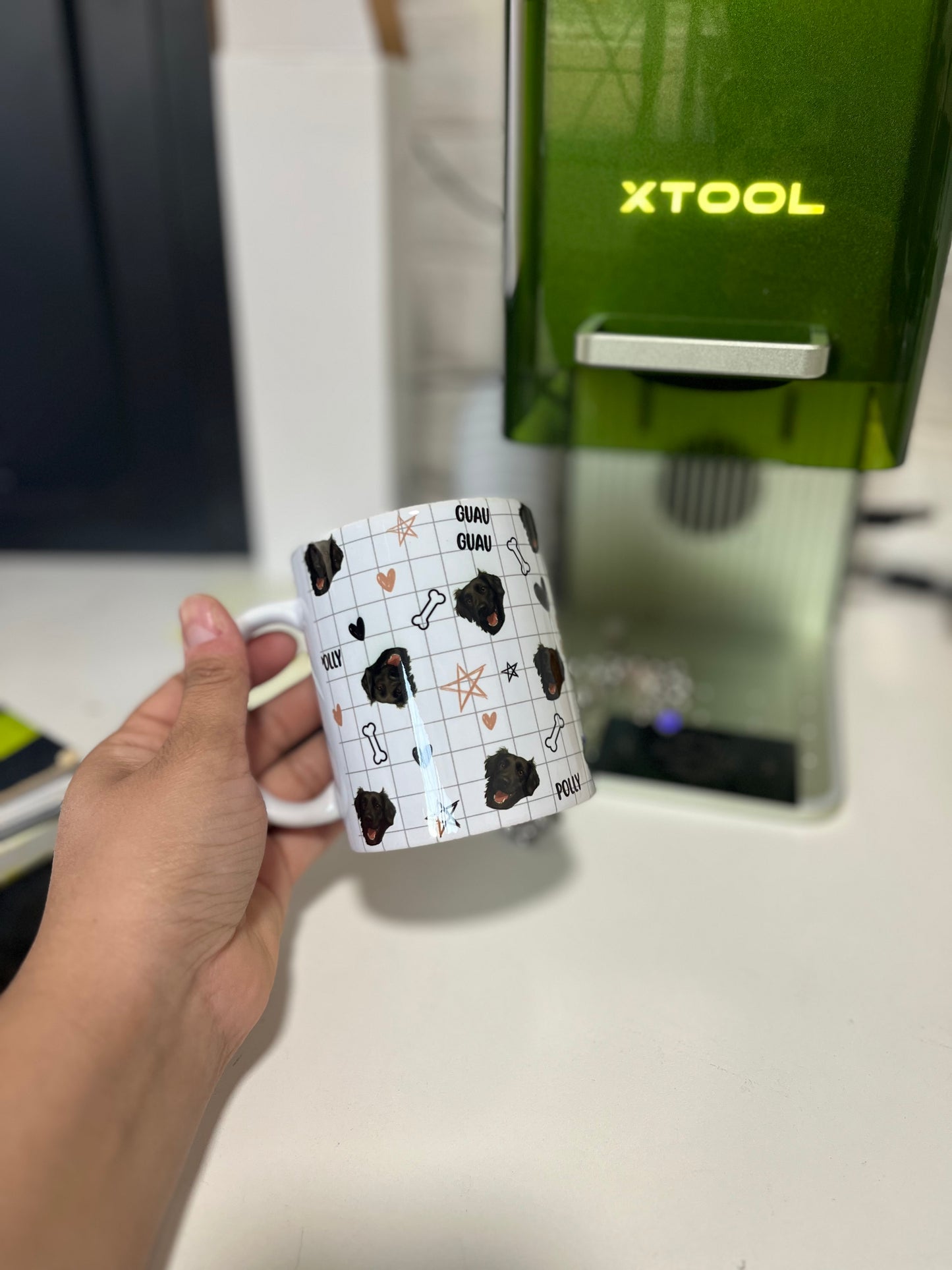 Taza con caritas