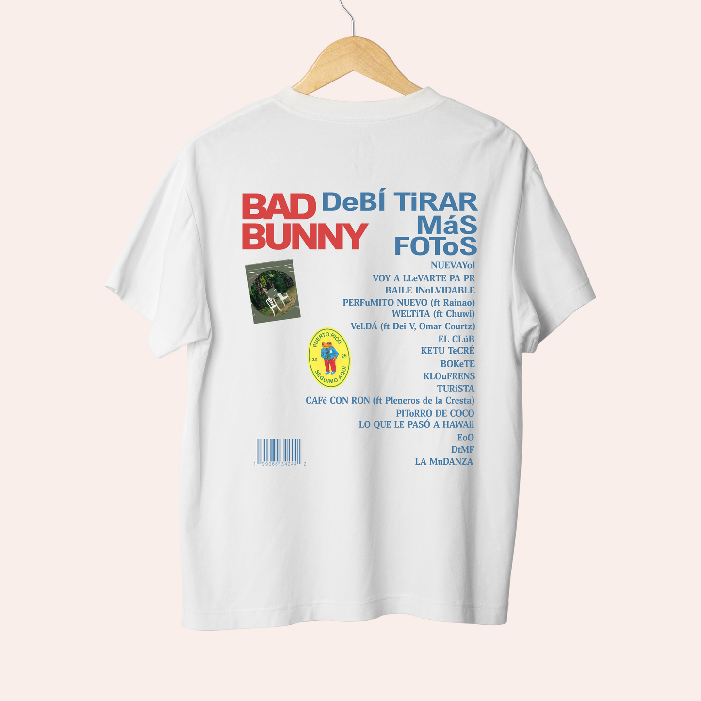 Remera Bad Bunny álbum DtMF