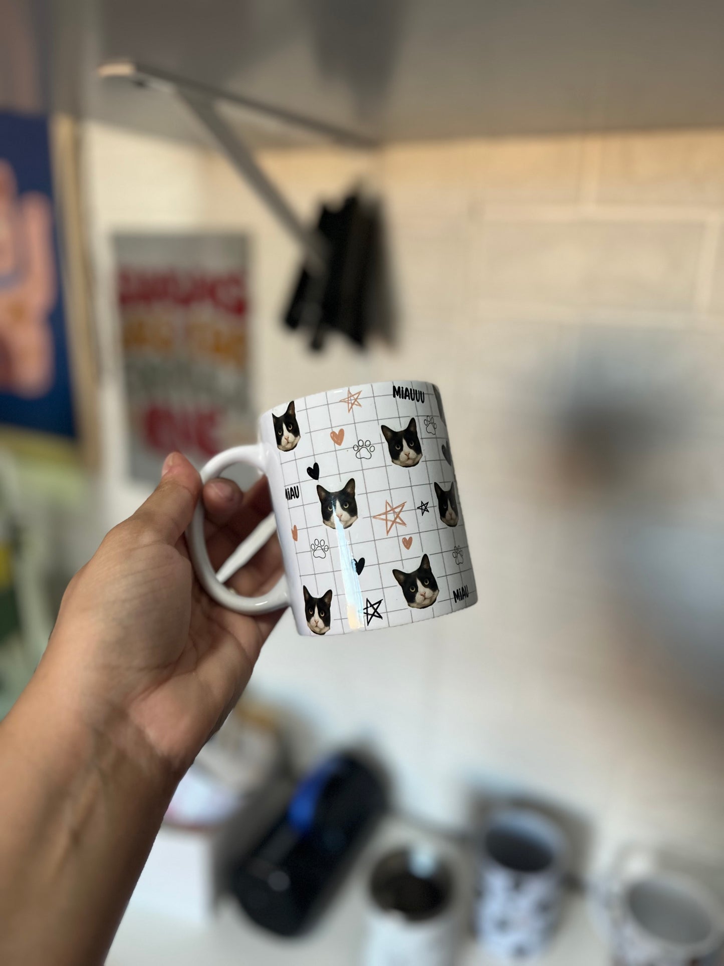 Taza con caritas