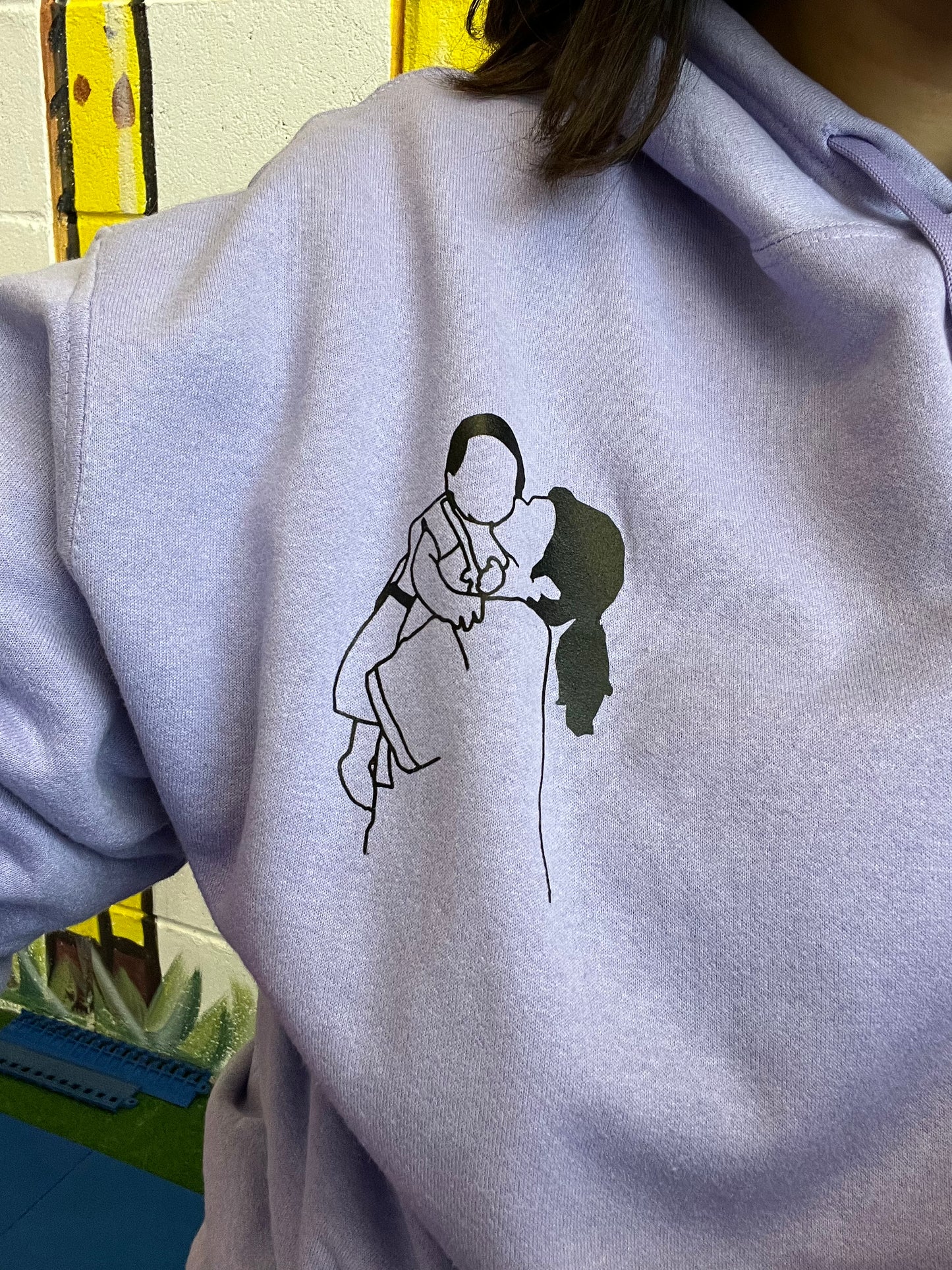 Canguro silueta mamá
