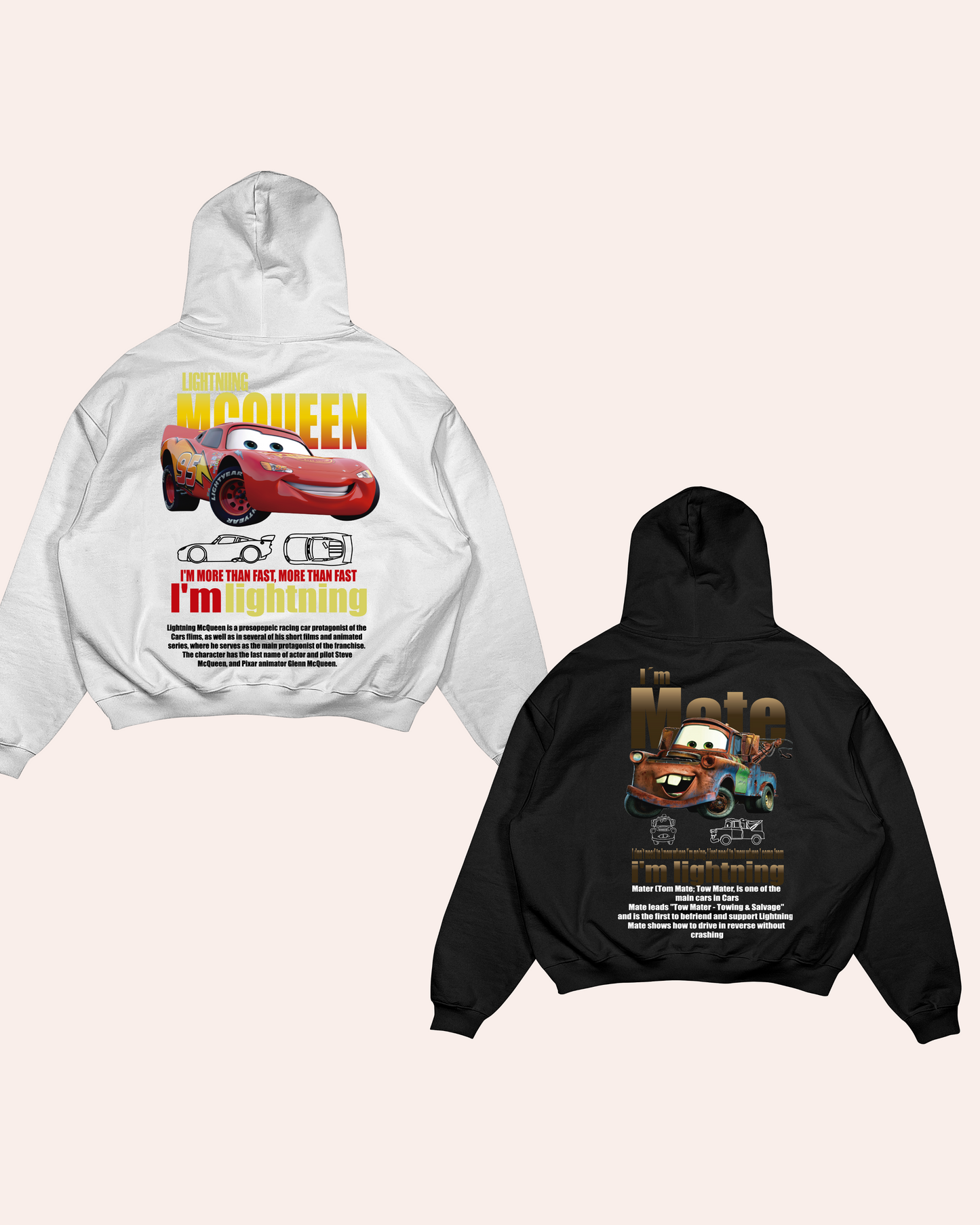 Pack Mcqueen y Mate Cars