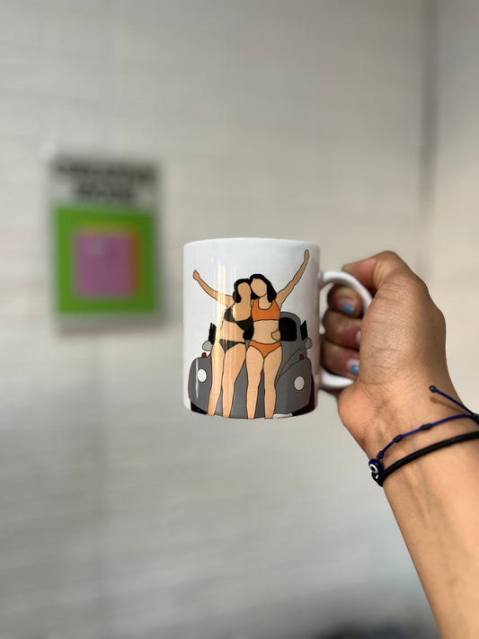 Taza ilustrada con foto