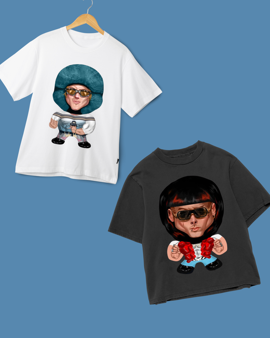 Remeras Catriel y Paco Amoroso