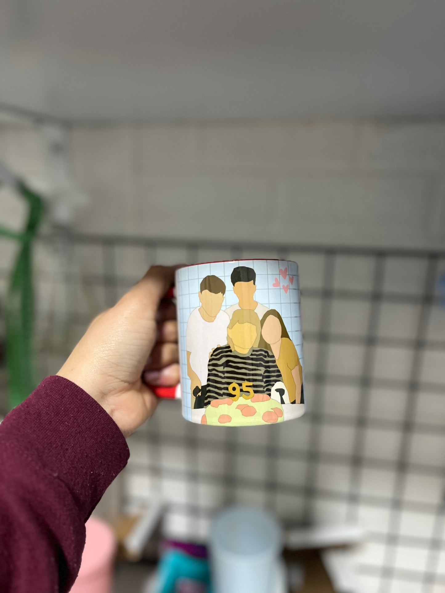 Taza ilustrada con foto