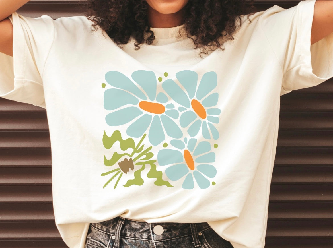 Remera floral