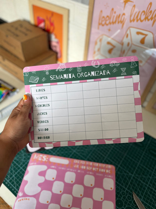 Organizador imantado + marcador