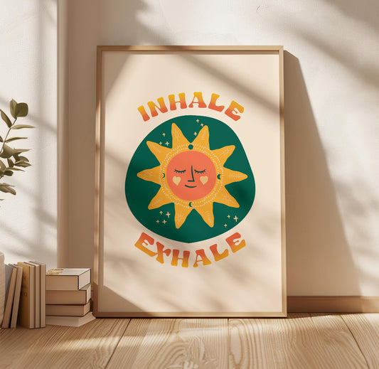 Cuadro inhale exhale