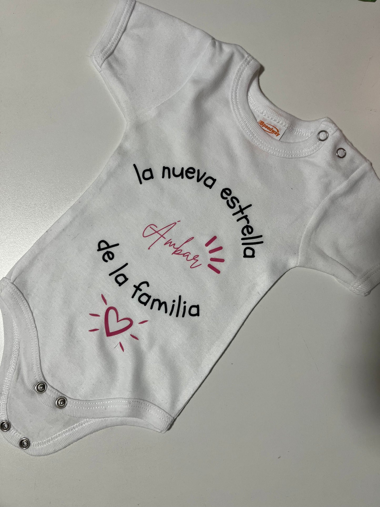 Body de bebé personalizable