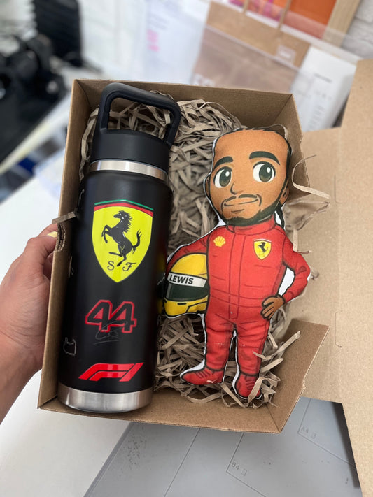 Box botella + muñeco personalizados