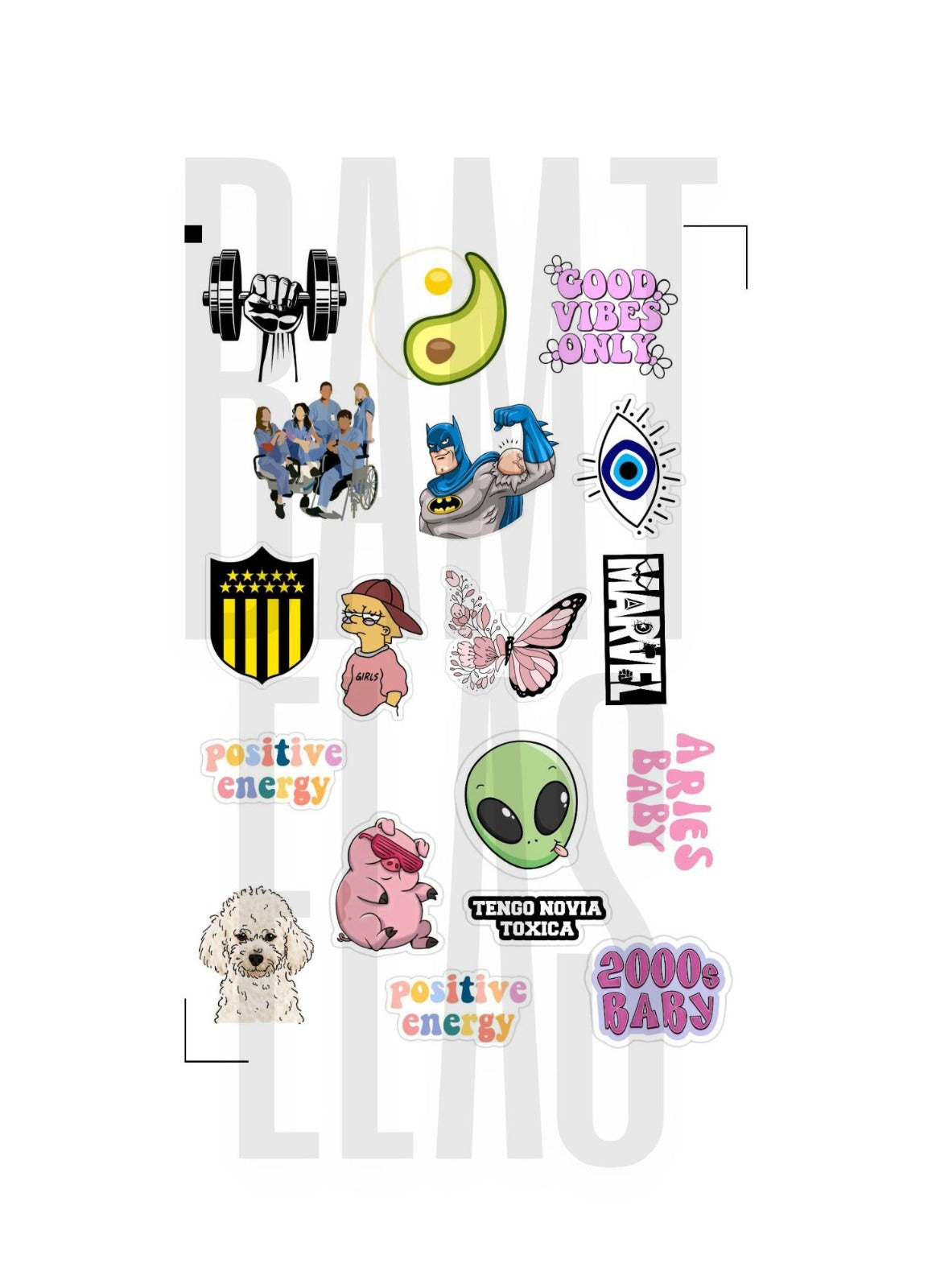 Planchas de stickers