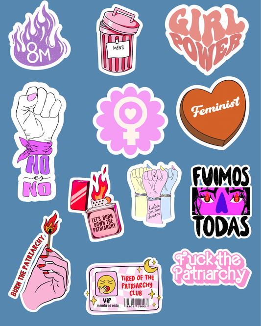Plancha de stickers 8M