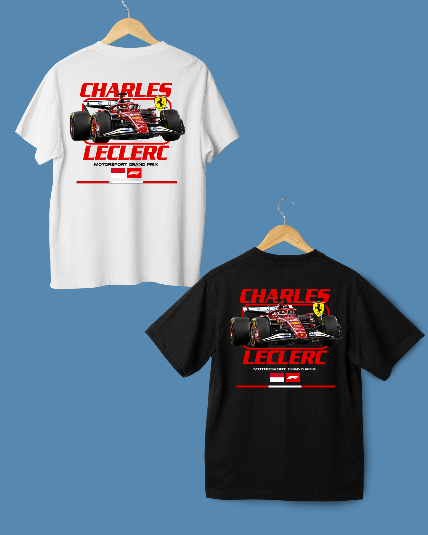 Remera Charles Leclerc