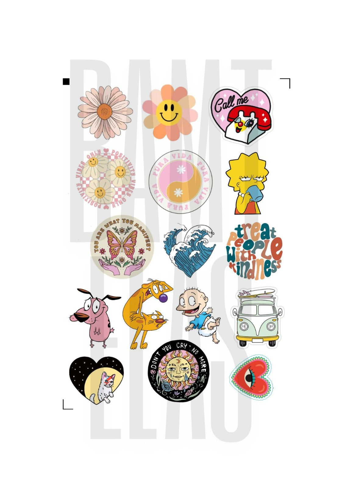 Planchas de stickers