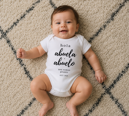 Body de bebe abuelos