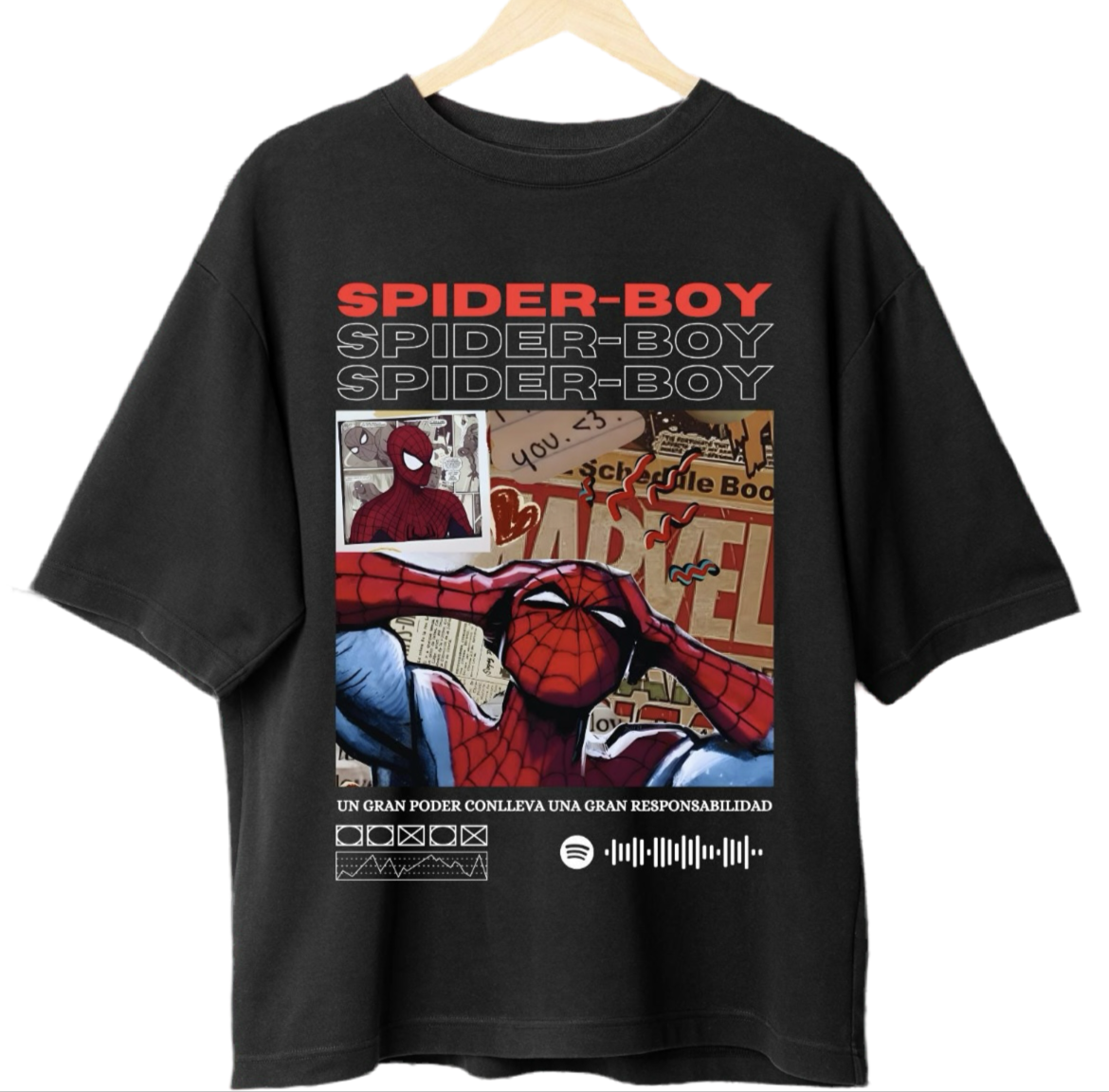 Pack remeras Spiderman Spidergirl