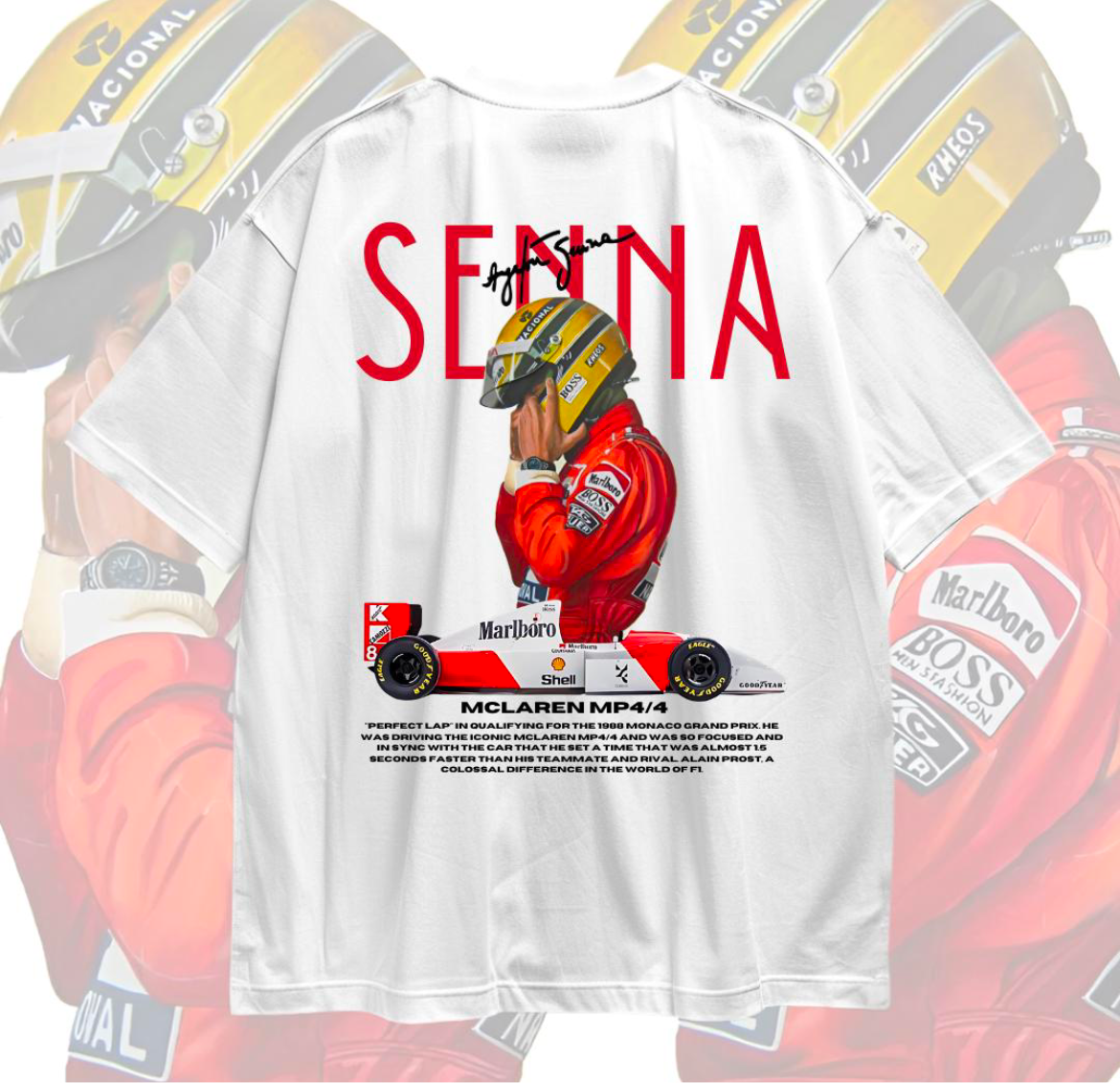 Remera Ayrton Senna