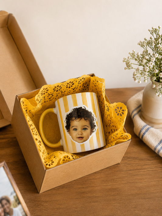 Taza carita feliz dia abu