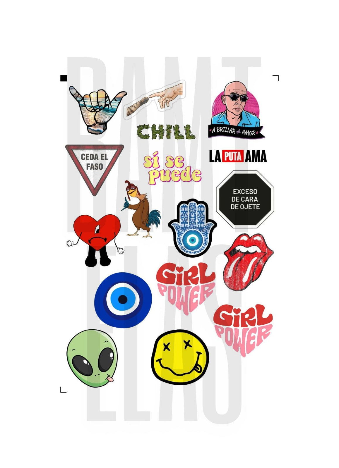 Planchas de stickers