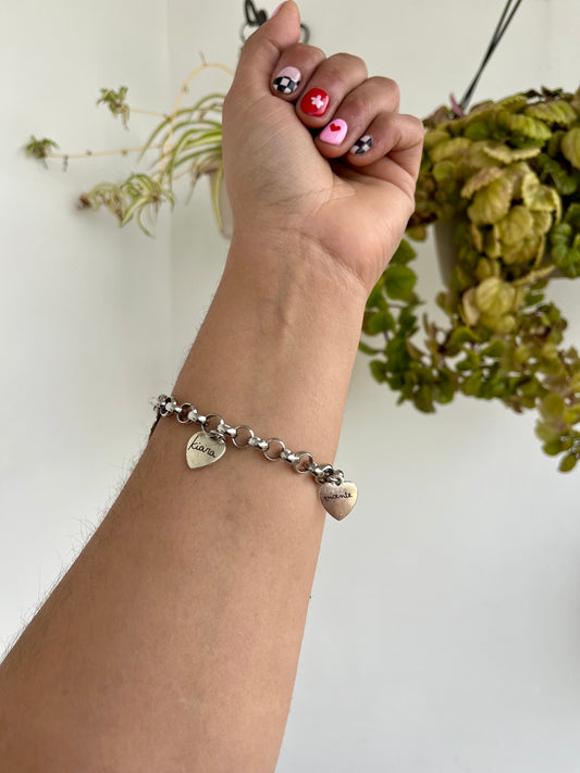 Pulsera rolo multidije corazón