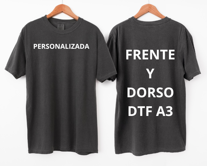 10 Remeras de algodon personalizadas